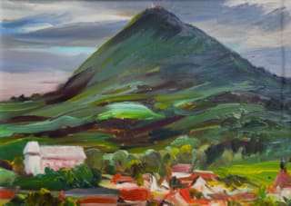 Milešovka od Milešova